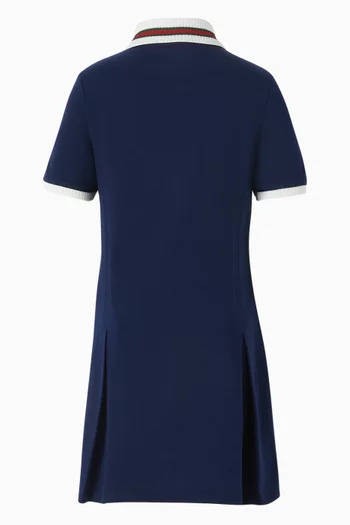 Polo Dress in Cotton Jersey
