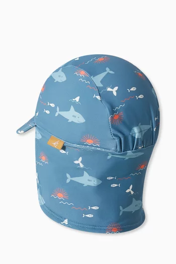 Printed UV Protection Cap in Recycled Nylon
