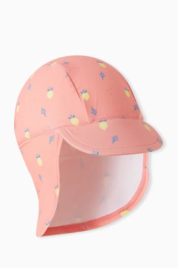 Printed UV Protection Cap in Recycled Nylon