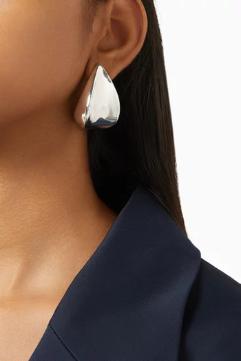 Margaux Puff Earrings in Sterling Silver