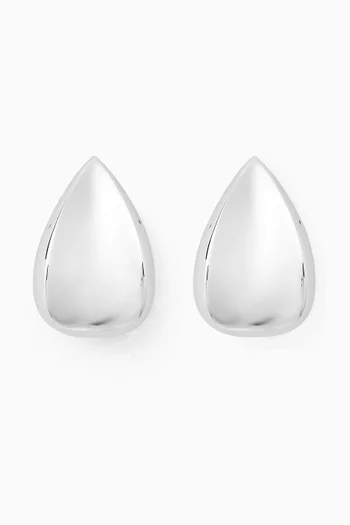 Margaux Puff Earrings in Sterling Silver