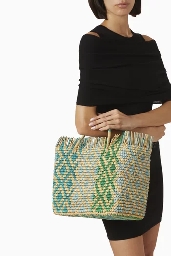 Maxi Canasta Mexicana Tote Bag in Toquilla Straw