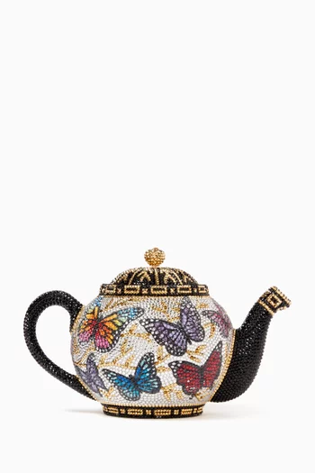 كلاتش تي بوت سيلون مرصع بالكريستال