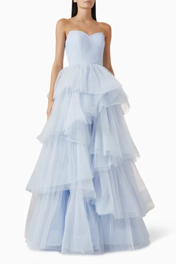 Layered Ball Gown in Tulle
