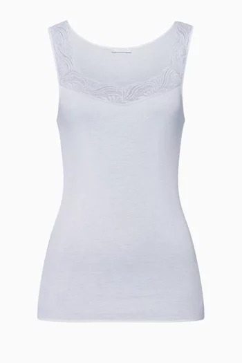 بلوزة بلا أكمام قطن