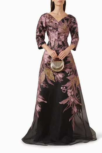 Textured Gown in Tulle