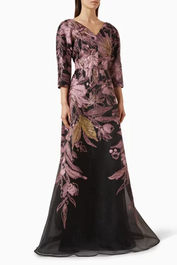 Textured Gown in Tulle