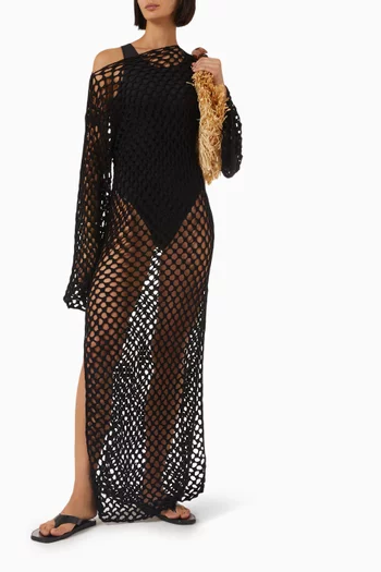 June Maxi Dress in Crochet