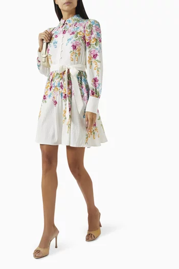 Yasrosie Belted Mini Dress in LENZING™ ECOVERO™ Blend