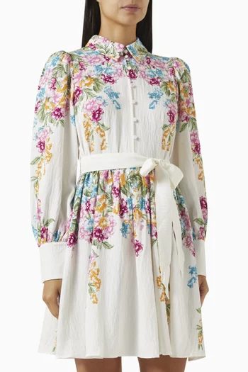 Yasrosie Belted Mini Dress in LENZING™ ECOVERO™ Blend