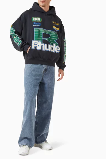 Roadway Racing Logo Hoodie in Cotton