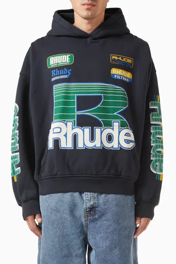 Roadway Racing Logo Hoodie in Cotton