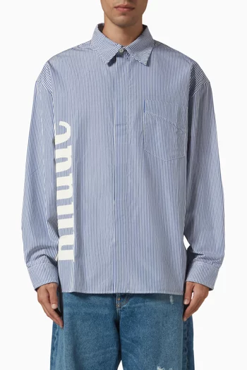 Side Logo Shirt in Cotton