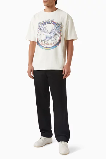 Notting Hill Eagle Logo-print T-shirt in Cotton-jersey
