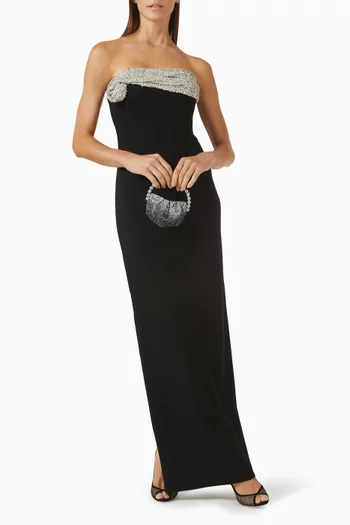 فستان سهرة كلودين مطرز