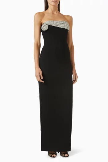 فستان سهرة كلودين مطرز