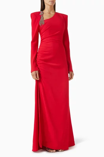 Gabrielle Gown in Crepe