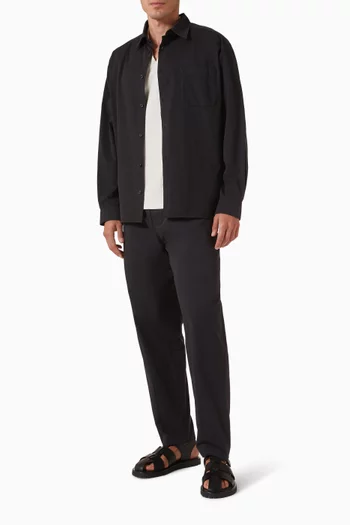 قميص ماتيو بشعار الماركة قطن عضوي