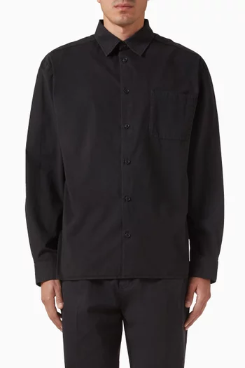 قميص ماتيو بشعار الماركة قطن عضوي