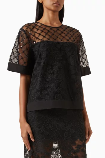Corded Lace Top