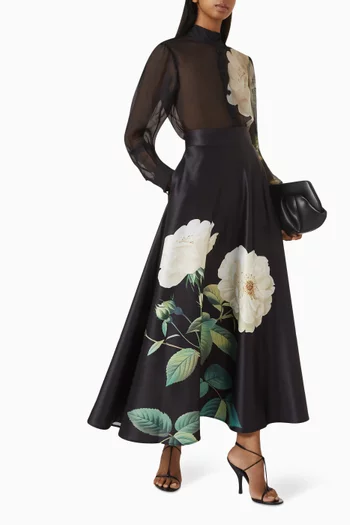 تنورة روزالين طويلة