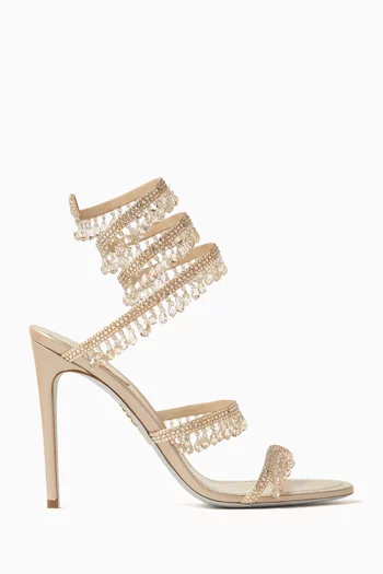 Chandelier 105 Sandals in Satin