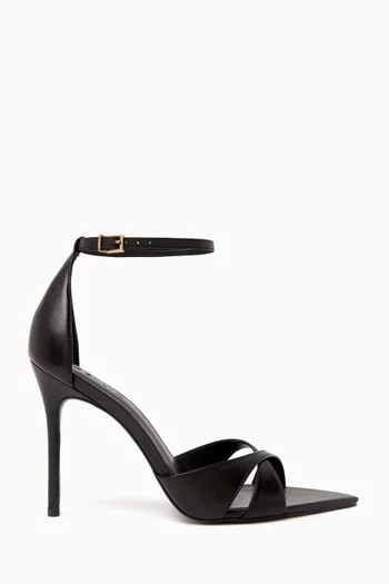 Strappy 100 Sandals in Leather