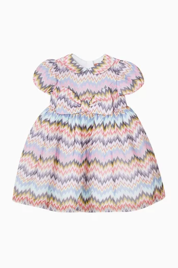 Zigzag Dress with Bloomers