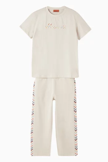Logo Sweatpants in Cotton