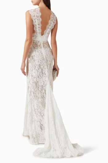 فستان سهرة نايا دانتيل