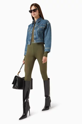 Sheer Stirrup Leggings