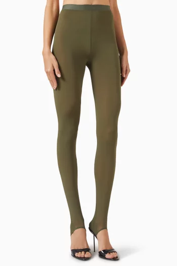 Sheer Stirrup Leggings