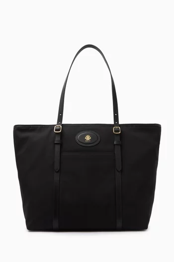 B Light Tote Bag in Nylon & Leather