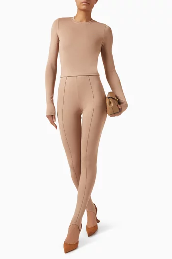 Opaque Stirrup Leggings