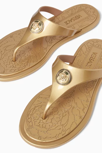 Alia Sandals in Laminated TPU