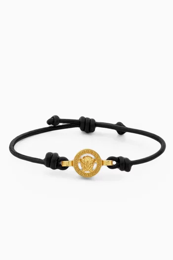 Medusa 95 Bracelet in Leather
