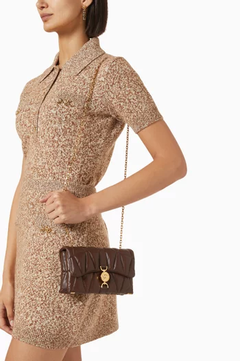Mini Kleio Quilted Bag in Nappa Leather