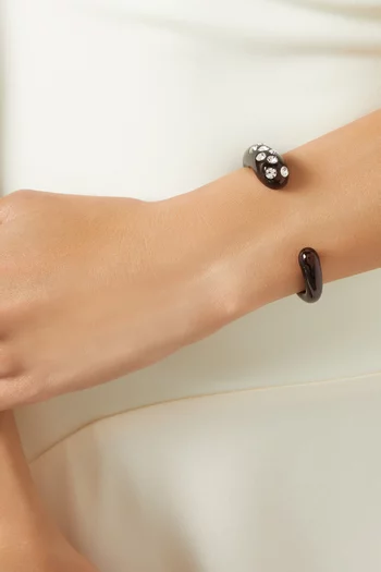 Gana Crystal Bracelet in Brass
