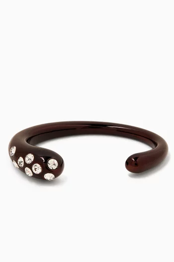 Gana Crystal Bracelet in Brass