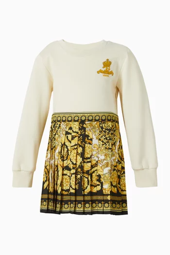 فستان بنقشة باروكية