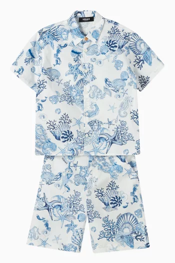 Coral Theatre Shirt in Cotton