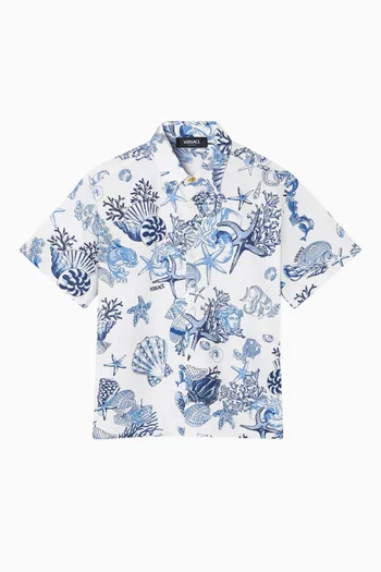 Coral Theatre Shirt in Cotton
