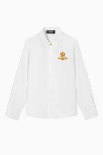 Logo Crest Oxford Shirt