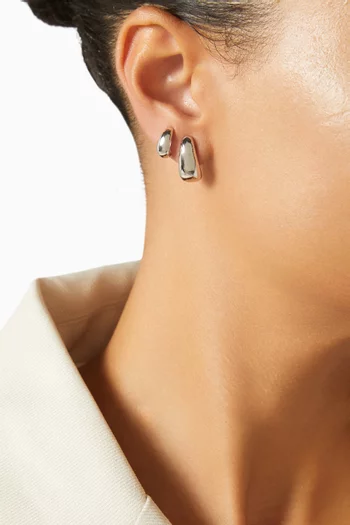 طقم أقراط دائرية كلاسيك كلاو، زوجان