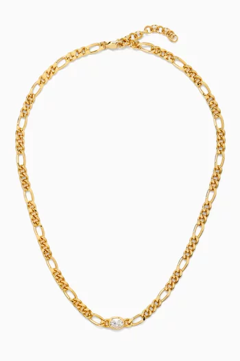 The Oval Bezel Chain Necklace