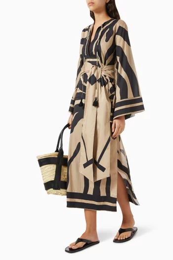 فستان كروزر بنمط تونيك قطن بوبلين