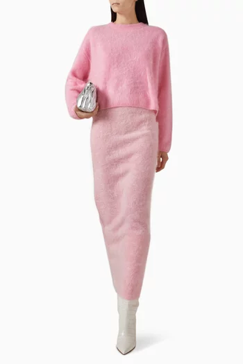 Brushed Crewneck Sweater in Cashmere