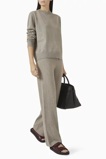 Sweater & Pants Set in Cashmere