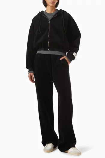 بنطال رياضي مزيج قطن مخملي