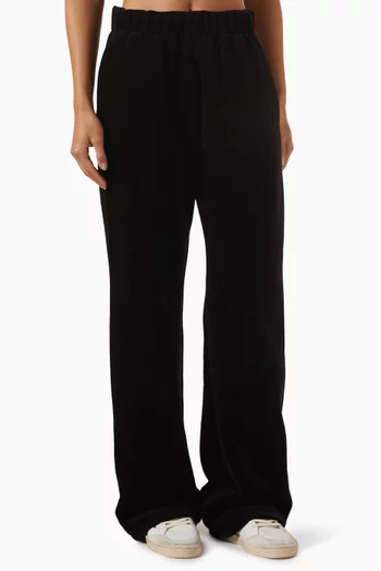 بنطال رياضي مزيج قطن مخملي